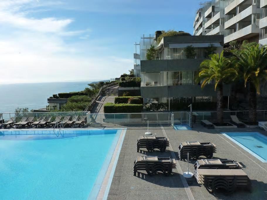 Appt 5 Personnes Vue Mer Piscine Costa Plana Cap D'Ail Monaco Kültér fotó