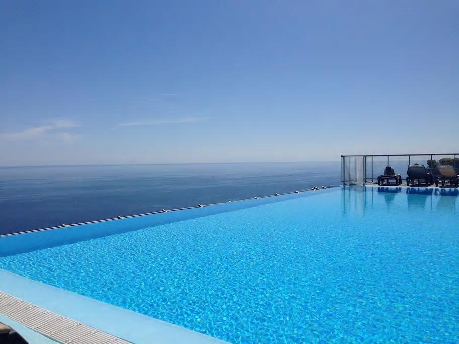 Appt 5 Personnes Vue Mer Piscine Costa Plana Cap D'Ail Monaco Kültér fotó